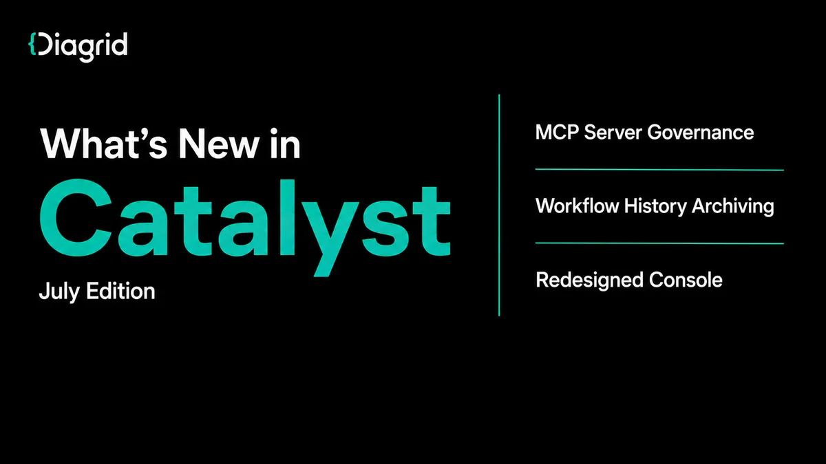 What's New in Catalyst: MCP Server Governance, Workflow History Archiving, and a Redesigned Console