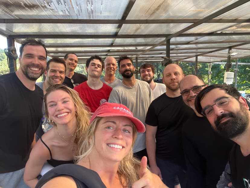 Diagrid team outdoor gathering