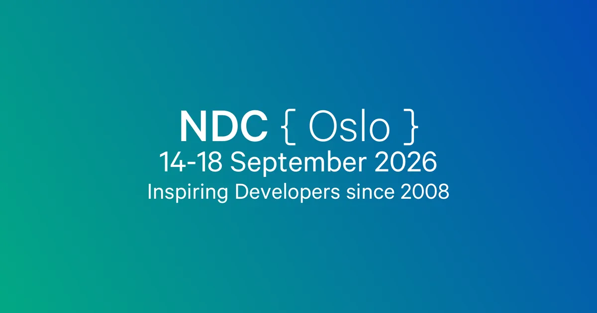 Diagrid at NDC Oslo 2026