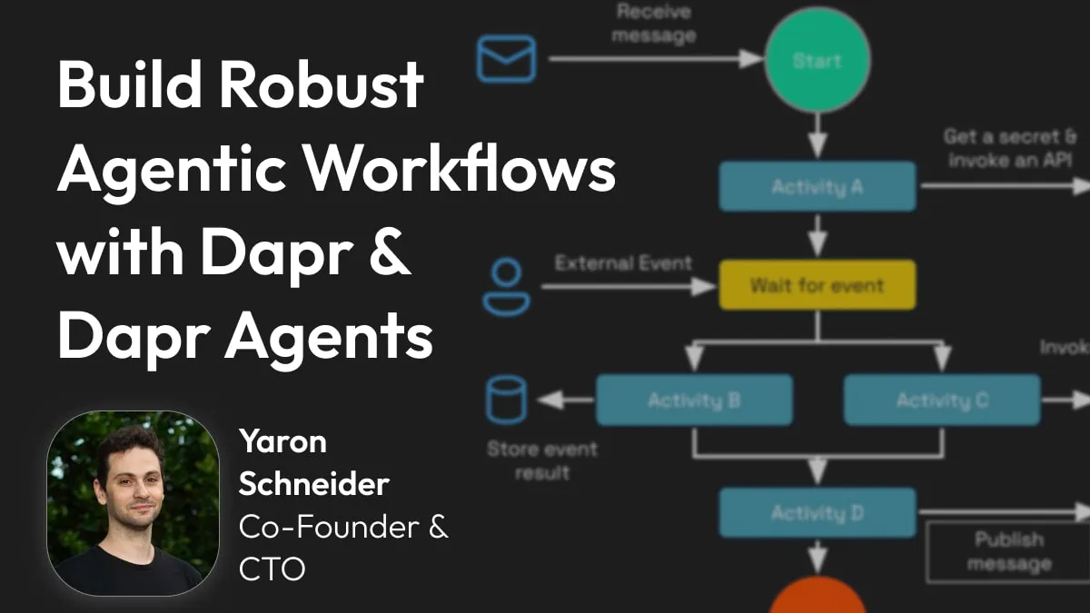 Build Robust Agentic Workflows with Dapr & Dapr Agents