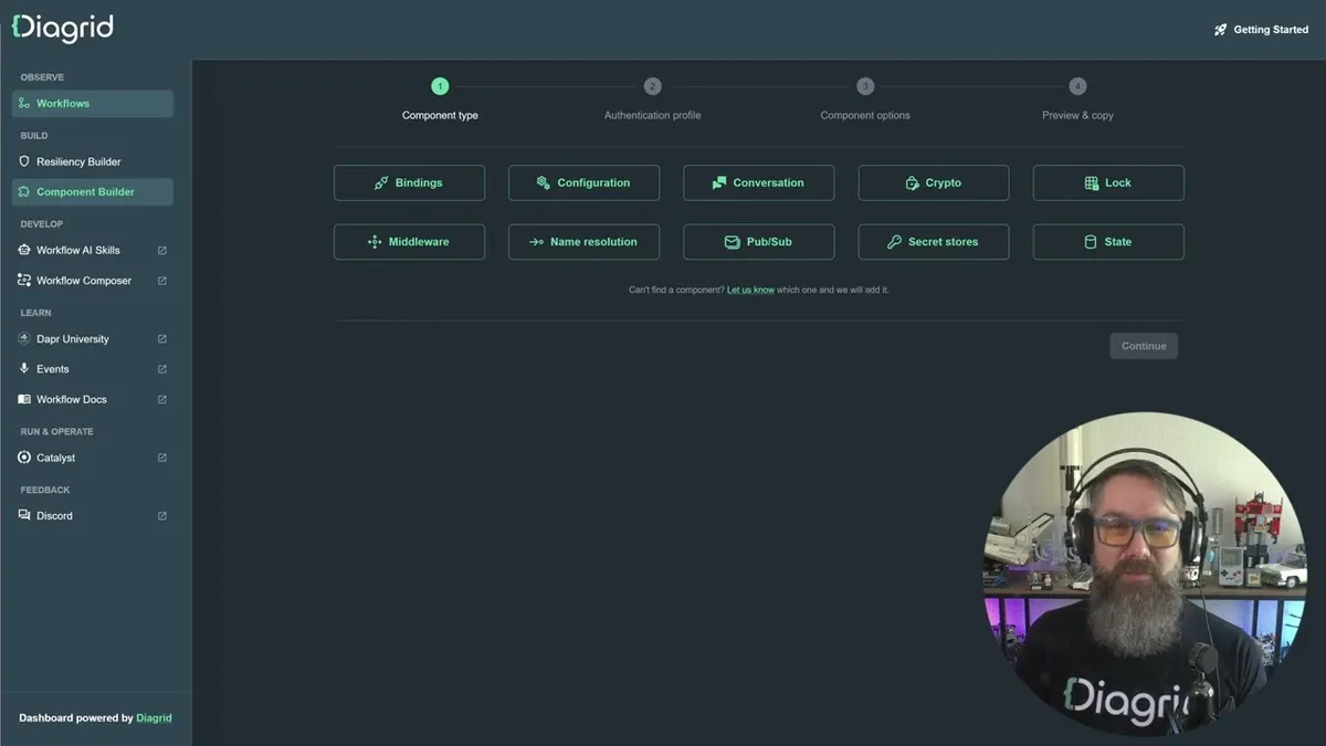 Generate Dapr component YAML without writing it by hand