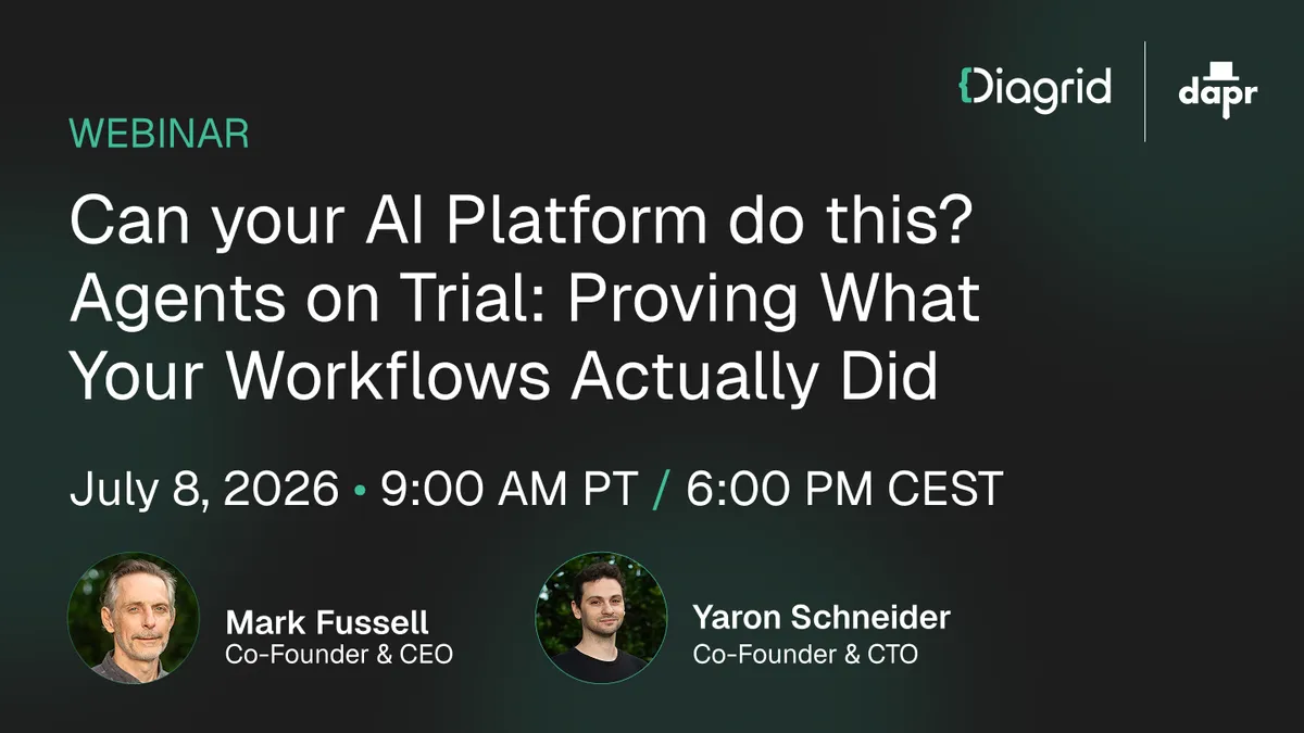 Can your AI Platform do this? Agents on Trial: Proving What Your Workflows Actually Did