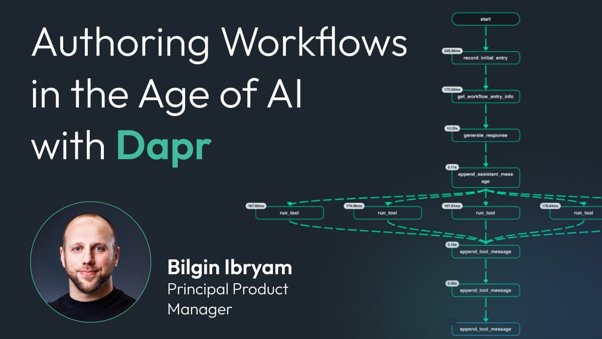 Authoring Workflows in the Age of AI with Dapr