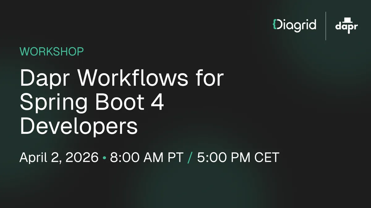Dapr Workflows for Spring Boot 4 Developers