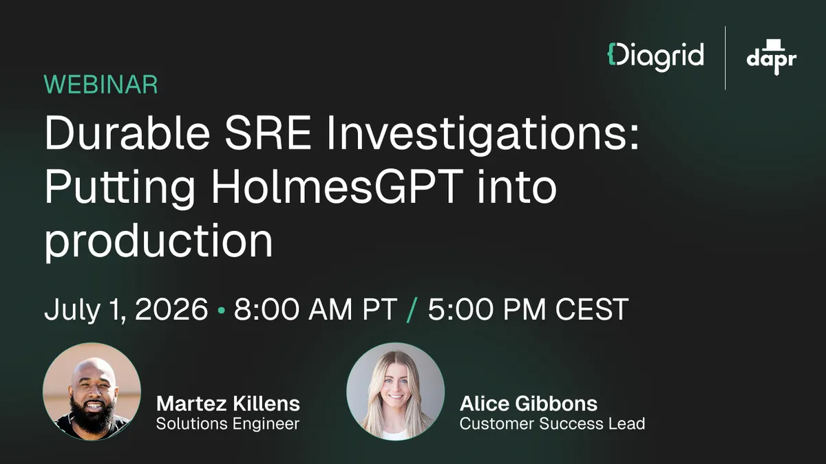 Durable SRE Investigations: Putting HolmesGPT into production
