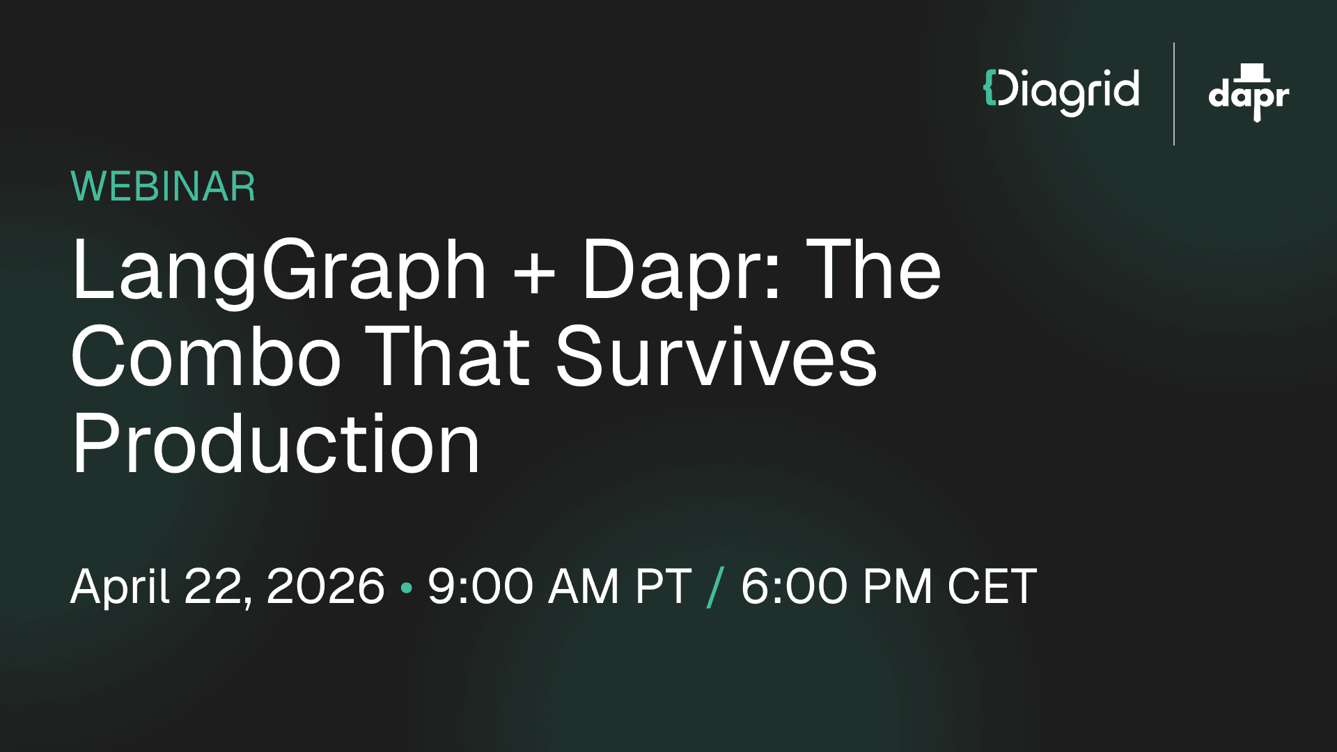 Can your AI Platform do this? LangGraph + Dapr: The Combo That Survives Production