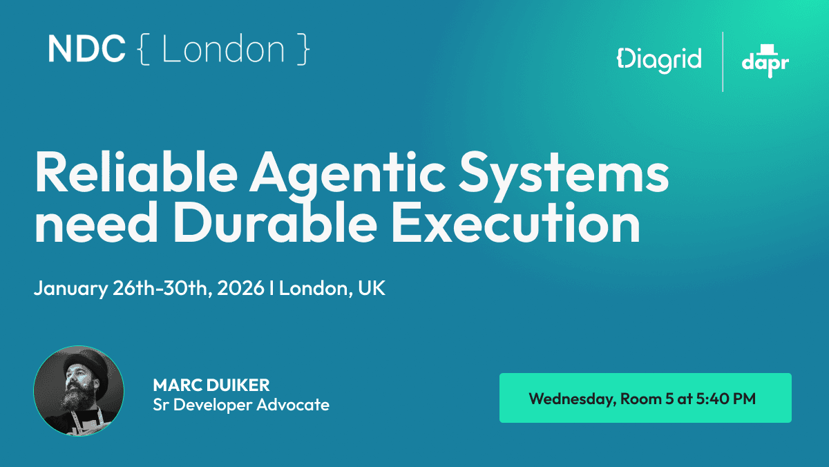 Diagrid and Dapr at NDC London 2026
