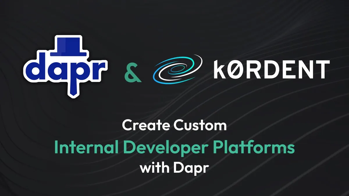 k0rdent and Dapr help Platform Engineers Deliver Modern IDPs