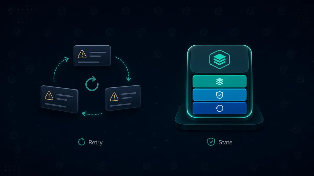 Why are retries not enough to make AI workflows reliable?