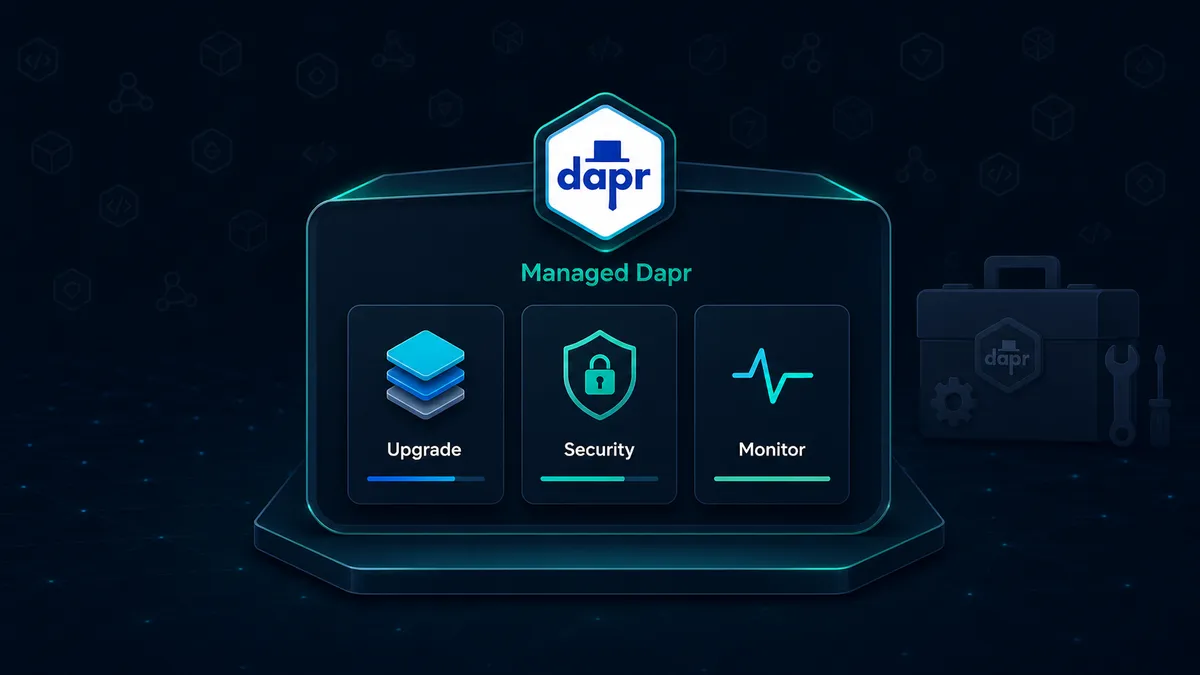 How is managed Dapr different from self-managed Dapr OSS?