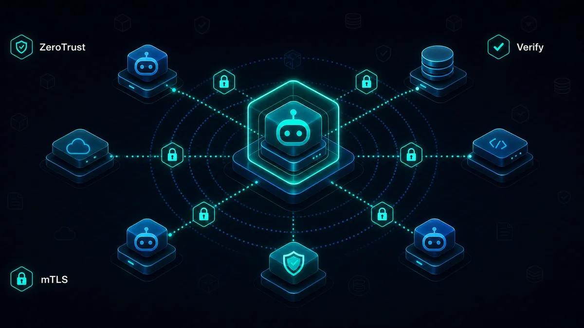 What is zero-trust security for AI agents?