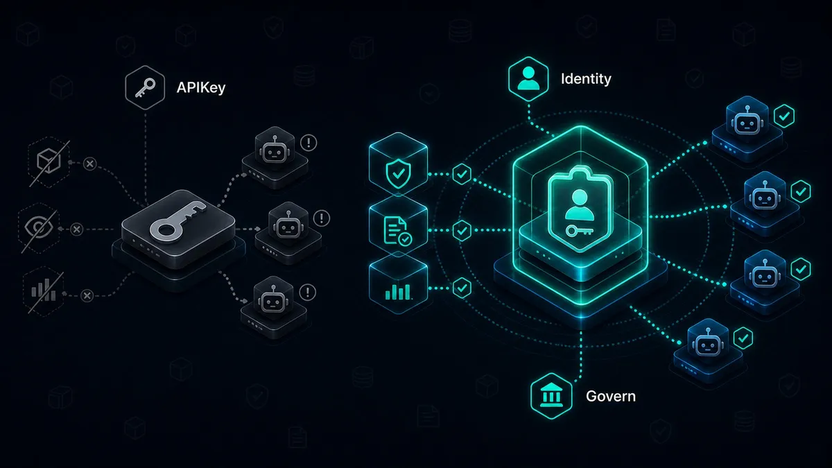 Why do API keys fall short for AI agent governance?