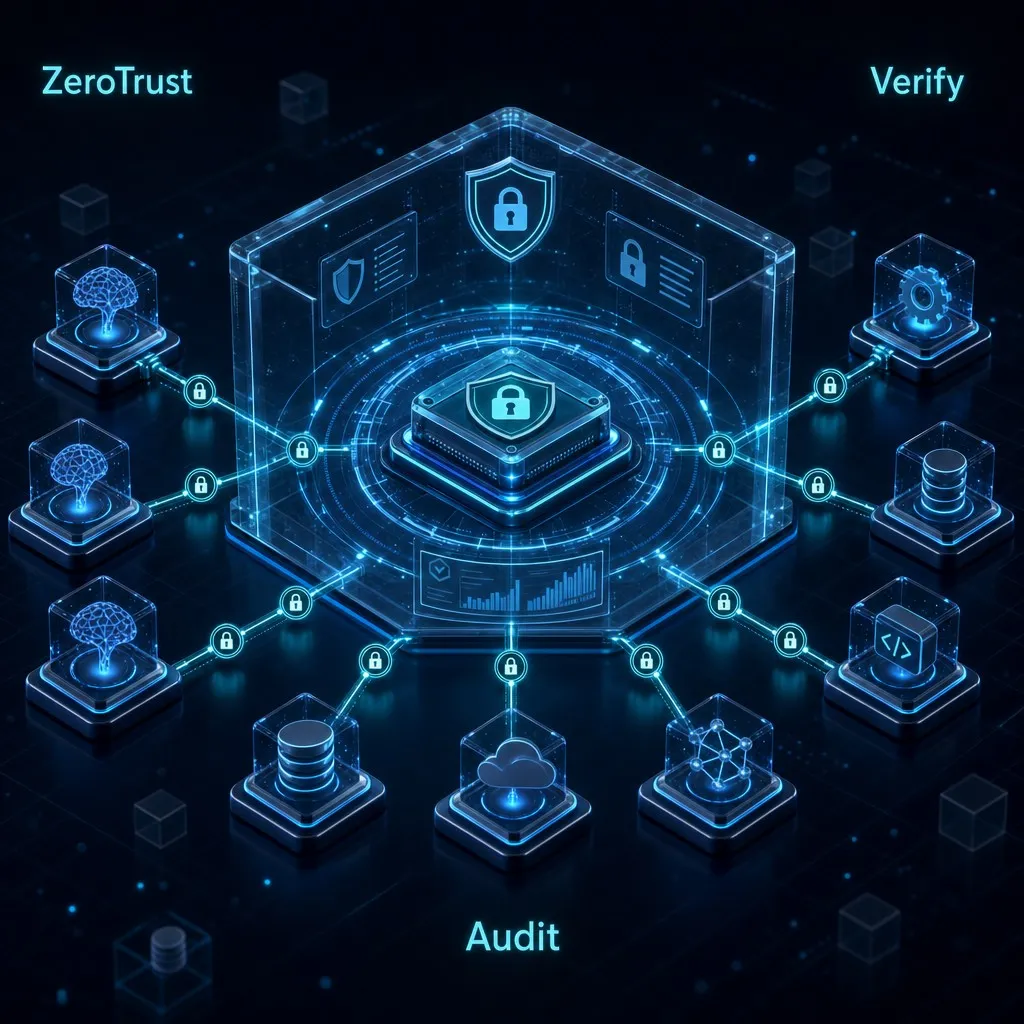 What is zero-trust security for AI agents for regulated industries?