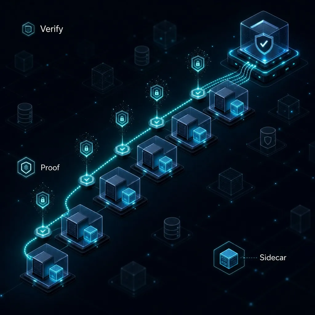 What is Verifiable Execution for AI agents with Dapr-based architecture?