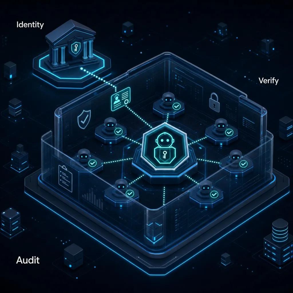 What is agent identity in production AI systems for regulated industries?
