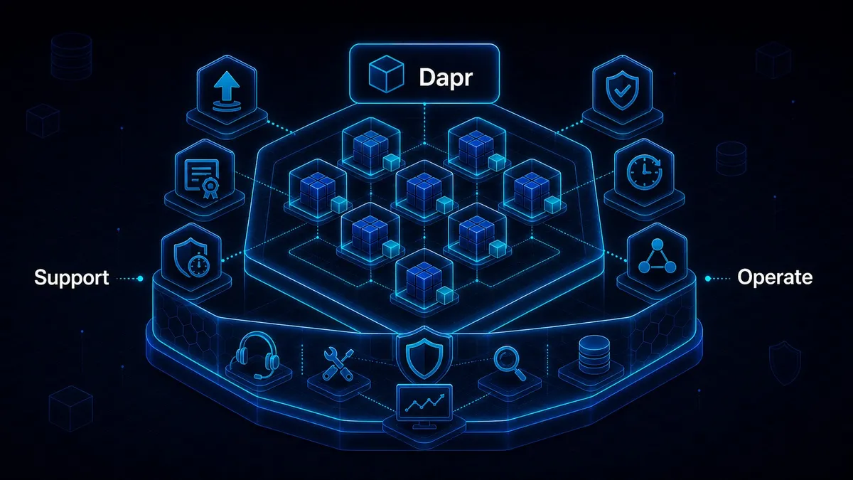 Why do teams need support for Dapr in production?