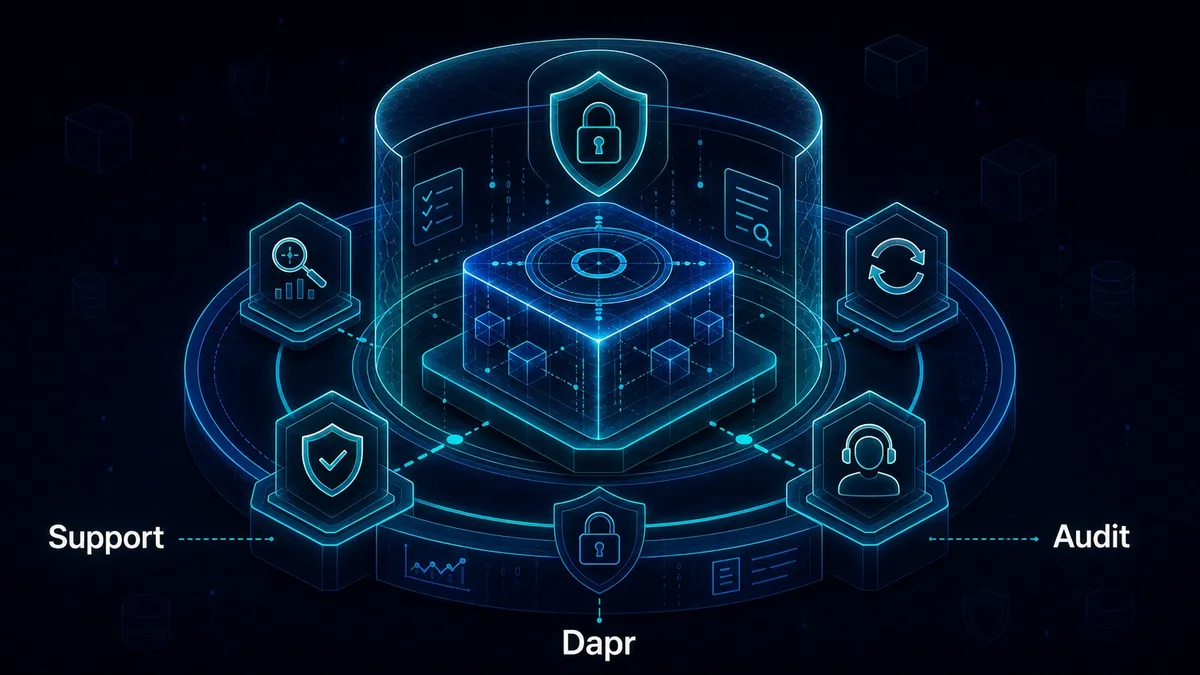 What is Dapr Support from Diagrid for regulated industries?