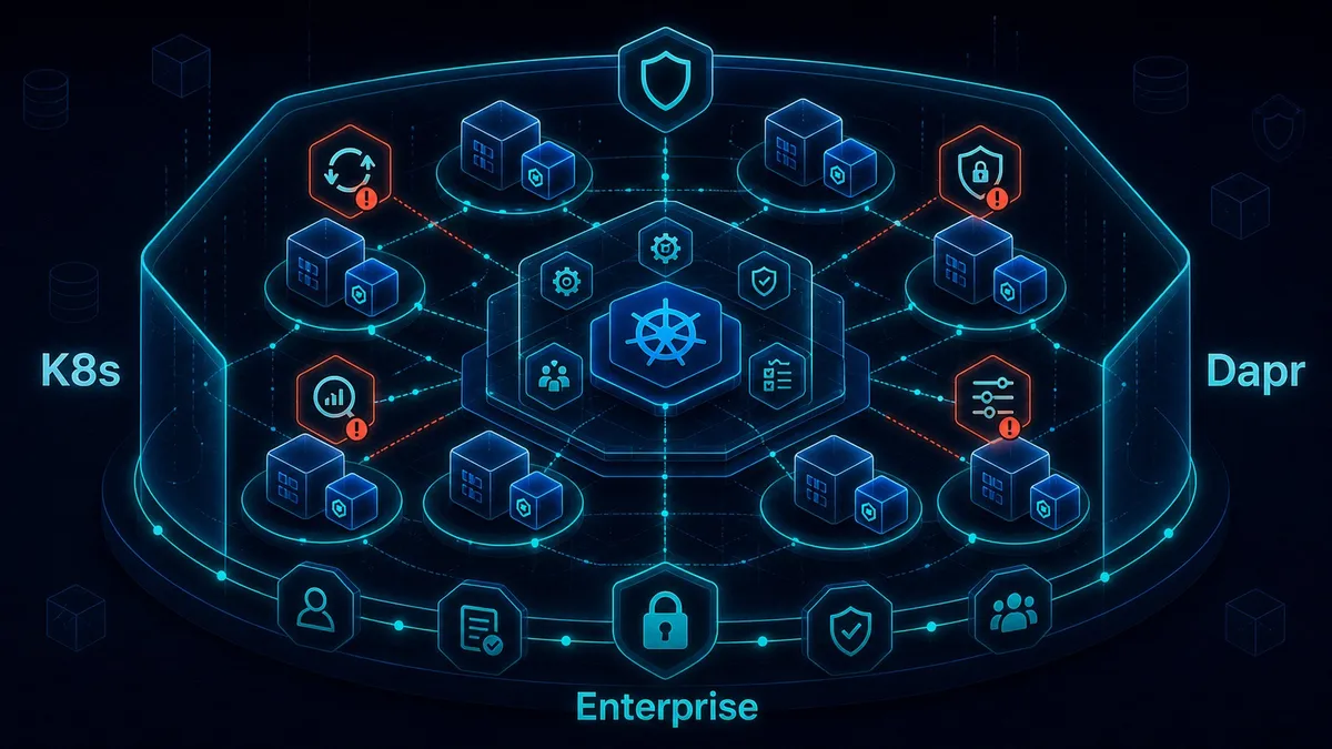 What are common challenges of running Dapr on Kubernetes for enterprise teams?