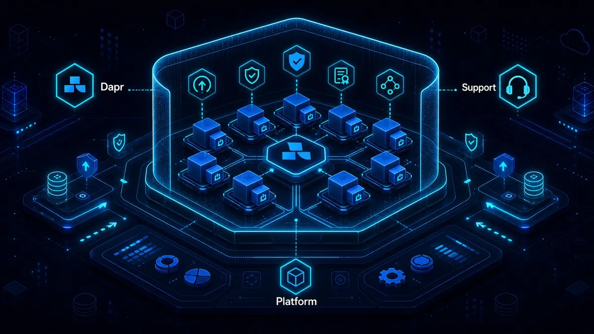 Why do teams need support for Dapr in production for platform engineering teams?