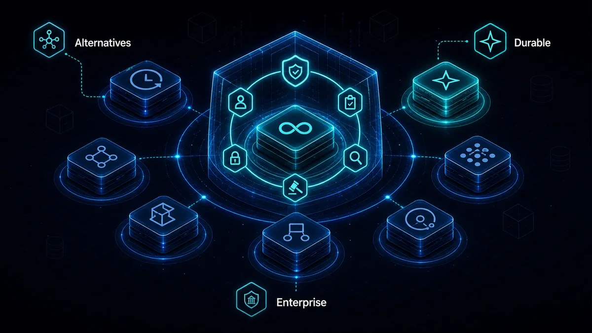 What are the main alternatives to Temporal for AI agent workflows for enterprise teams?