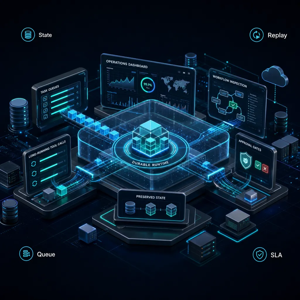 What infrastructure is needed for AI operations dashboards in production AI agent systems?