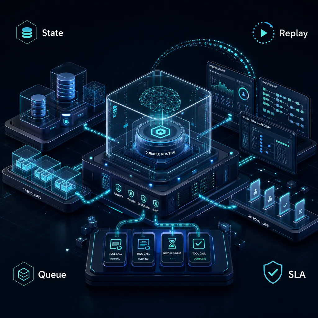 What infrastructure is needed for agent observability traces in production AI agent systems?
