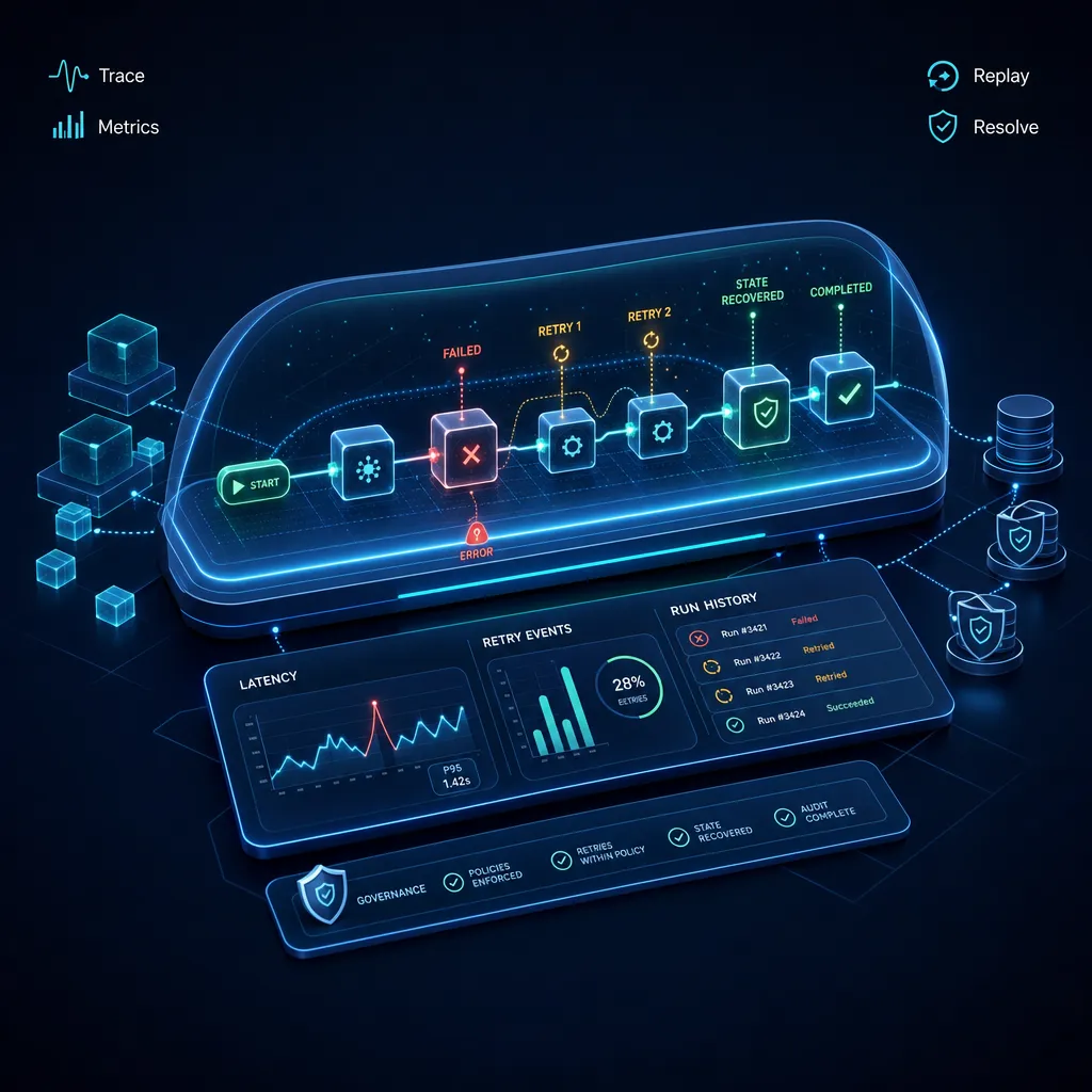 How does Diagrid Catalyst help teams observe retry policy tuning?